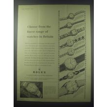 1954 Rolex Watches Advertisement - Oyster Perpetual, P.58, P.54, P.3a, P.41