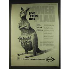 1963 Power Petroleum Advertisement - Five from one Power Plan