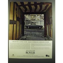 1964 Rover 3-Litre Coupe Ad - The Rover 3-litre coupe - silent power
