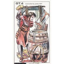 Dutch Holland Beer Barrell Making Postcard