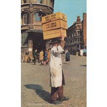 A Billingham Fish Porter London With Aberdeen Fish Boxes 1970s Postcard