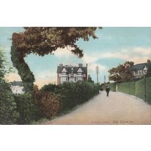 Queens Hotel Old Colywn Antique Denbighshire Welsh Postcard