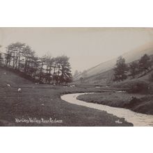 Harley Valley Wales Welsh Antique Real Photo Postcard