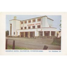 Grampian Hotel Dalwhinnie Inverness Scottish Postcard