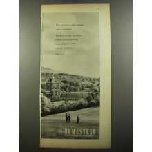 1954 The Homestead Resort Ad - You can have a nice vacation almost anywhere