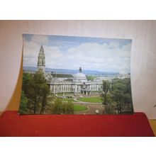 CITY HALL, CARDIFF, WALES unused postcard by W F Sedgwick=