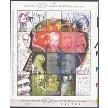 Belgique 2001 Michel Feuillet 3074 - 3093 Neuf ** Cote (2008) 22.00 €