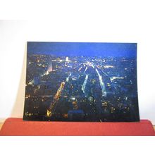 BY NIGHTFROM POST OFFICE TOWER, LONDON unused postcard. by J Arthur Dixon =