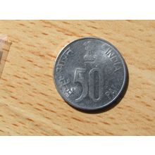 India 2002 50 Paise Coin