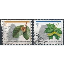 Pro Juventute, Trees: 50c & 70c - Switzerland 1992 - FH - MiNr 1484/5