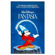 Fantasia (1940)_5 Movie Film Poster Canvas iconic design