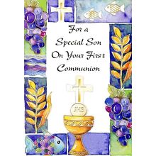 For A Special Son on Your Communion - Communion Greeting Card - 25030