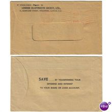 1958 LONDON CO/OPERATIVE SOCIETY MARYLAND ST ENVELOPE