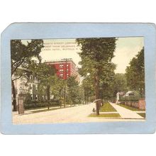 New York Buffalo North Street Looking West From Delaware Ave Showing Lenox~2788