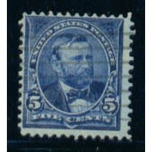 Used 281 5c Ulysses S. Grant Barely Clears M05011