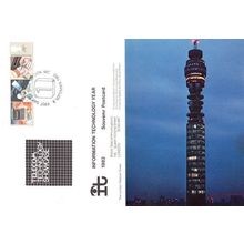 Post Office Tower First Day Of Issue FDC 2x Postcard s
