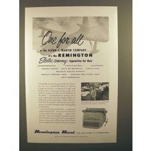 1952 Remington Rand Electri-conomy Typewriter Ad - One for All
