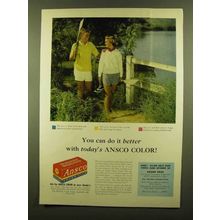 1953 Ansco Color Film Ad - Can Do It Better