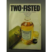 1969 Listerine Antiseptic Ad - Two-Fisted