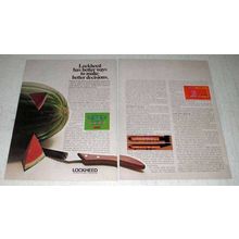 1969 Lockheed Aircraft Ad - Ways to Make Decisions
