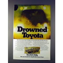 1975 Toyota SR-6 Sport Truck Ad - Drowned Toyota