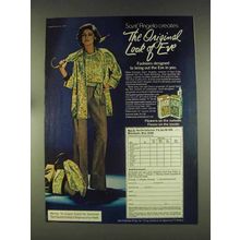 1976 Eve Cigarettes Ad - Sant'Angelo Original Look