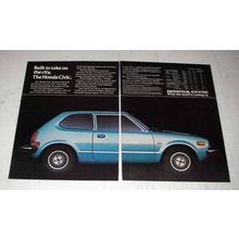 1976 Honda Civic CVCC Ad - Built To Take On the City
