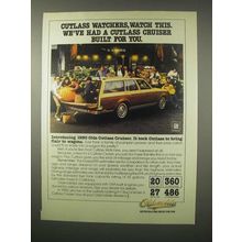 1980 Oldsmobile Cutlass Cruiser Station Wagon Ad