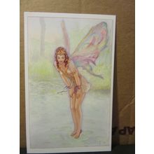 POND FAIRY by Jeff Willis unused postcard by Geoff White Ltd 1993 #