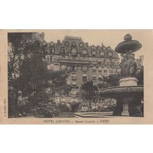 Hotel Louvois Paris Just Arrived 1920 French Postcard