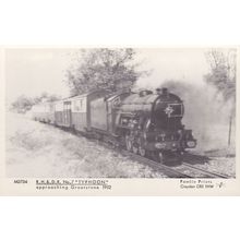 RH&DR No 7 Train Typhoon At Greatstone Postcard