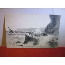 A CORNER OF THE MARINE DRIVE, SCARBOROUGH, unused antique postcard =