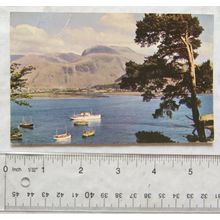 1970s postcard Fort William & Ben Nevis from across Loch Linnhe