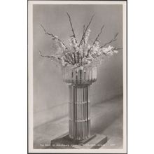 The Font, St Matthew's Church, Millbrook, Jersey, c1950s - RA Series RP Postcard
