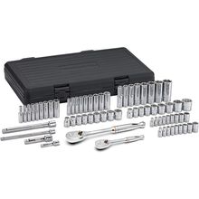 GEARWRENCH 68 Pc. 1/4" & 3/8" Drive Mechanics Tool Set, 6 & 12 Pt., Standard & D