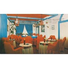 Canadian French Hotel Manoir St Jean Baptiste Restaurant Dining 1960s Postcard