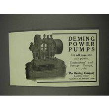1911 Deming Power Pumps Ad