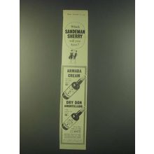 1959 Sandeman Armada Cream and Dry Don Sherry Ad