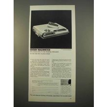 1963 Edison Voicewriter Ad - The Man Who Must Be Shown