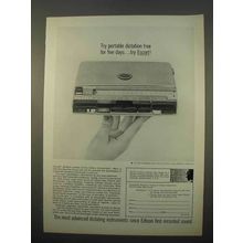 1963 Edison Voicewriter Escort Ad - Portable Dictation