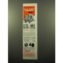 1963 Calumet 4x5 View Camera Ad!