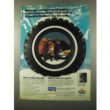 1975 Standard Atlas Snow Tires Ad - Gift Membership