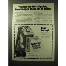1977 Trailways Bus Ad - Check Me For Shipping