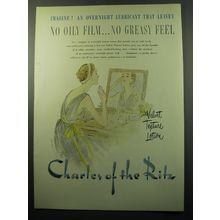 1950 Charles of the Ritz Velvet Texture Lotion Advertisement - Imagine!