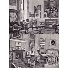 Queen Victoria's Bedroom Nursery 2x Old Real Photo Postcard s