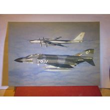 McDONNELL PHANTOM FGR-2 unused postcard 'After the Battle' #