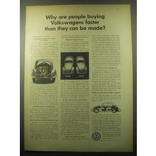 1959 Volkswagen Beetle Ad - Why are people buying Volkswagens faster