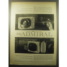 1959 Admiral Advertisement - Thin Man Portable Television, Son-R Wireless Remote