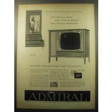 1959 Admiral Chatham Television Ad - New Picture size! New Picture Shape!
