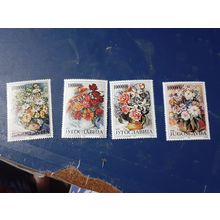 Yugoslavia 2 x sets flowers 1993 MNH stamps